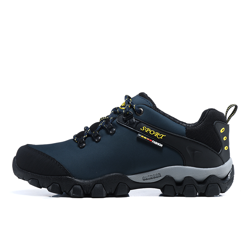 Outdoor Hiking Shoes for Men, Non-Slip, Shock-Absorbing, Lace-Up, Low-Cut Work Shoes, Genuine Leather, Waterproof, Wear-Resistant, Lightweight, Soft-Soled Hiking Shoes Outdoor Hiking Shoes for Men, Non-Slip, Shock-Absorbing, Lace-Up, Low-Cut Work Shoes, Genuine Leather, Waterproof, Wear-Resistant, Lightweight, Soft-Soled Hiking Shoes