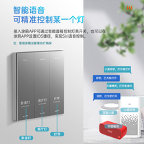 Graffiti smart touch switch light control Tmall Genie small love voice Whole House remote wifi control panel