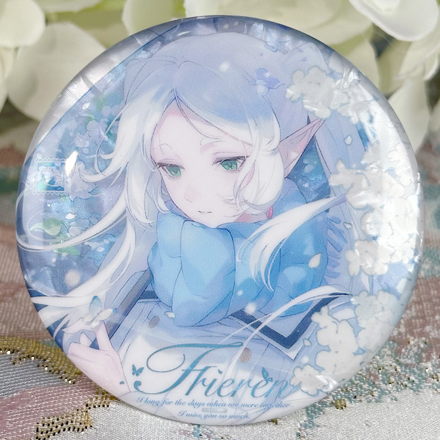 Onion Diary - Thoughts on Letter Paper - Funeral of Fuli Lian Fan Art Badge Barji Water Postcard Bookmark