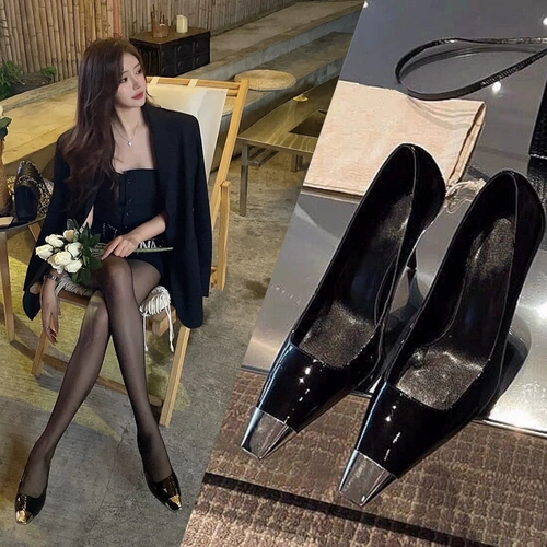 Черные весенние сексуальные румяна, изысканный стиль, 2024 года, новая коллекция, популярно в интернете