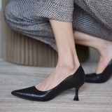 Обувь на высоком каблуке, рабочие туфли, против усталых ног, 2025 года, французский стиль