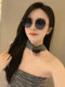 Myopia Sunglasses for Women, High-End Sun Protection, 2026 New Polarized Style, Slimming Effect for Large Faces, Prescription Sunglasses