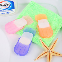 Bulk travel disposable soap box soap flakes portable petal hand wash tablets small soap flakes mini soap