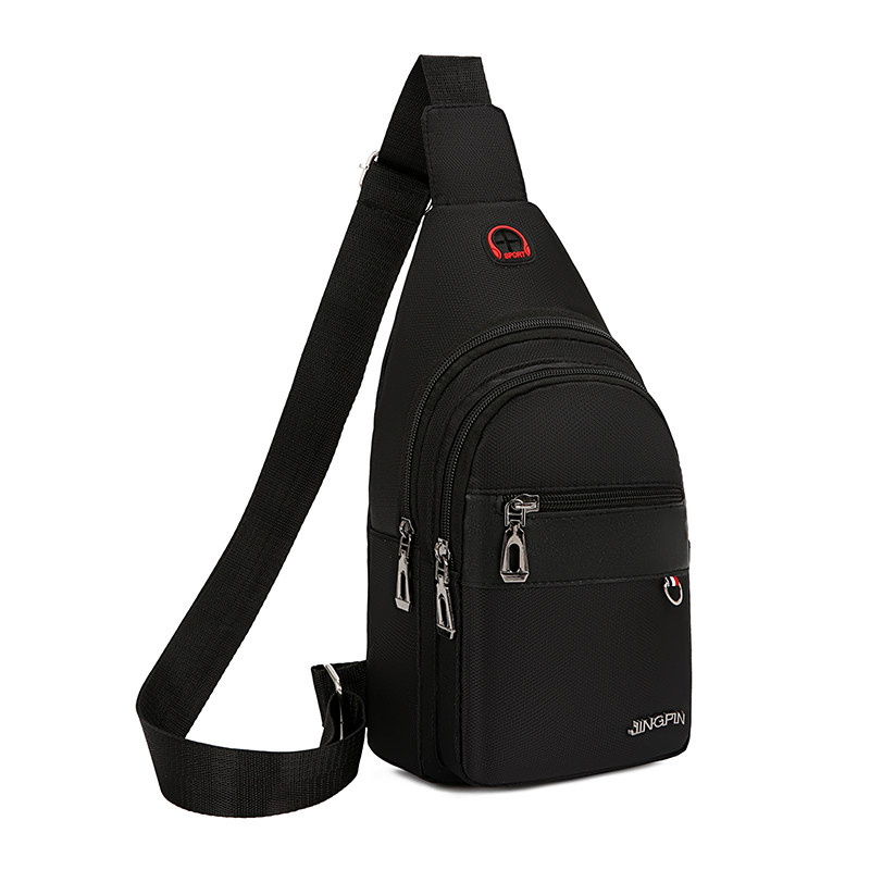 Chest bag men's 2021 new Korean version of the wild casual fashion chest small bag travel mobile phone bag sports cross-body bag