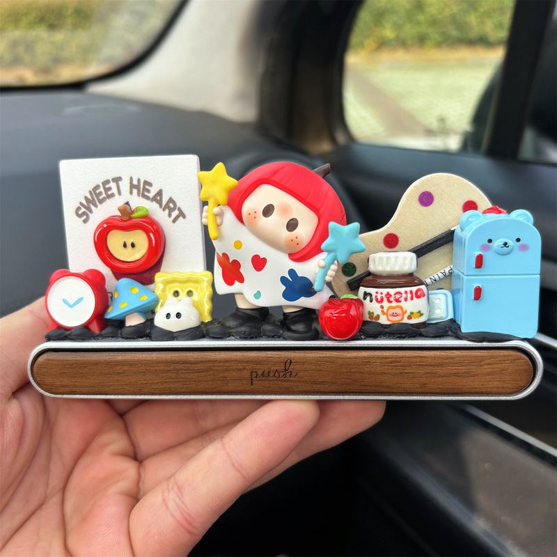 Yoyo Sauce Parking Number Plate Car Ornament Temporary Phone Number High-End Gift Car Interior Decoration Yoyo Sauce Parking Number Plate Car Ornament Temporary Phone Number High-End Gift Car Interior Decoration