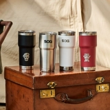 SOG SOG с большой капочностью из нержавеющей стали -МАТИВНАЯ Прямая Прямая питьевая чашка Портативные автомобили Мужчины и женщины на открытом воздухе 590 мл