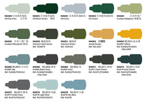 (Color table 2)Vic micro-customer model water-based paint MA025-MA078 can be hand-painted can be sprayed 7ml