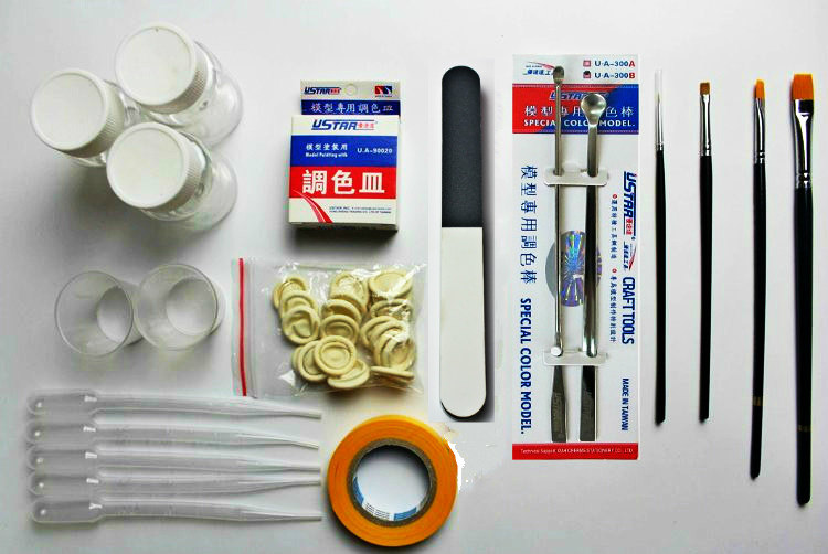 Model military pen painting hand painting tool set