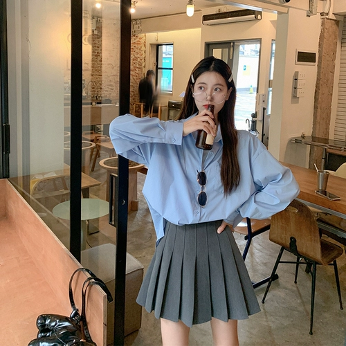 曾小咸 Черная цветная летняя универсальная юбка в складку, мини-юбка, высокая талия