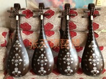 Black rosewood full back carved pipa Antique pipa Imitation Tang Pipa pure handmade