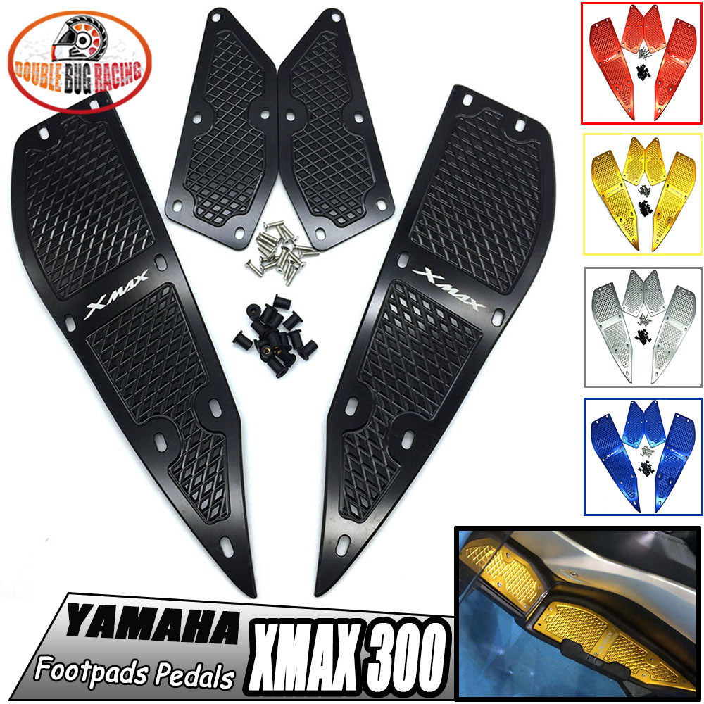 Application of XMAX 300 XMAX 250-17-20 years modified CNC aluminum alloy foot pedal foot pad