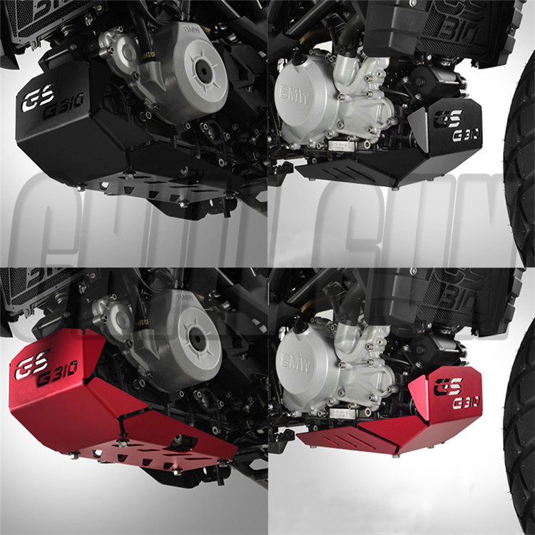 Applicable G310GS 17-19 retrofit engine protection plate chassis hood anti-fall bottom plate engine Lower protection plate