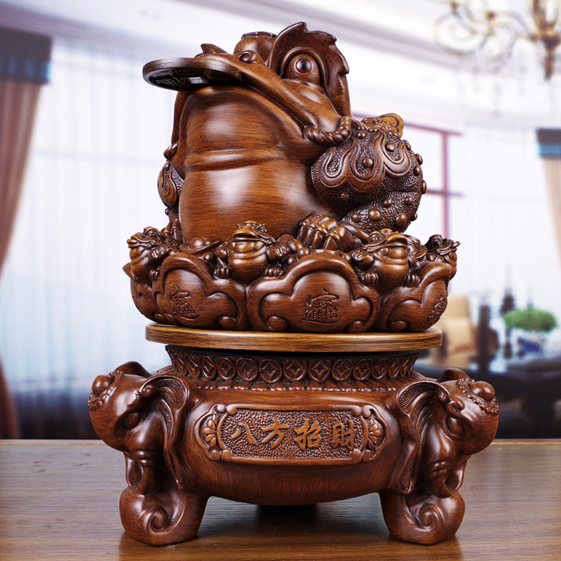 Golden Toad Gambling Access Gift of Large Kumca Office Desk Shop for Silver Decoration Process