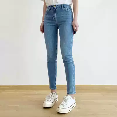 ROCKSOLID women spring and summer New High stretch FM jeans slim organic cotton pencil pants straight tube thin