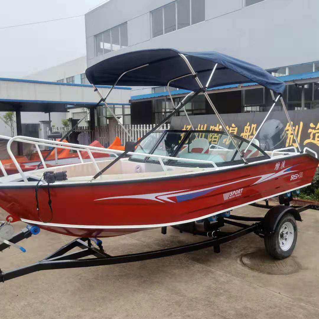 New aluminum alloy luxury lure boat fishing speedboat assault boat official boat high-speed boat professional fishing boat