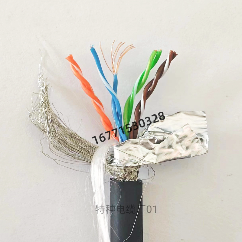 In-Stock High-Flexibility Industrial Ethernet Cable Cat5/6 Drag Chain Gigabit Network Cable Trvvsp-Stp-Cat5/6 In-Stock High-Flexibility Industrial Ethernet Cable Cat5/6 Drag Chain Gigabit Network Cable Trvvsp-Stp-Cat5/6