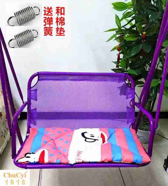Ghế nôi ngoài trời, giỏ gỗ chống ăn mòn, xích đu, ban công, ghế bập bênh, nội thất sân trong nhà đôi, người lớn dày - Đồ gỗ ngoài trời bàn xếp dã ngoại