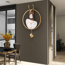 Modern minimalist creative clock home light luxury silent clock clock living room fashion wall decoration Nordic atmospheric wall clock