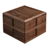 Popular dried fruit plate walnut high-end candy box home desktop dried fruit storage box living room fruit plate snacks