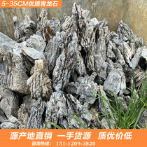 Large piece of pickled green dragon stone aquarium fish tank rockery landscaping stone attached tree bouldering bonsai ornaments real stone