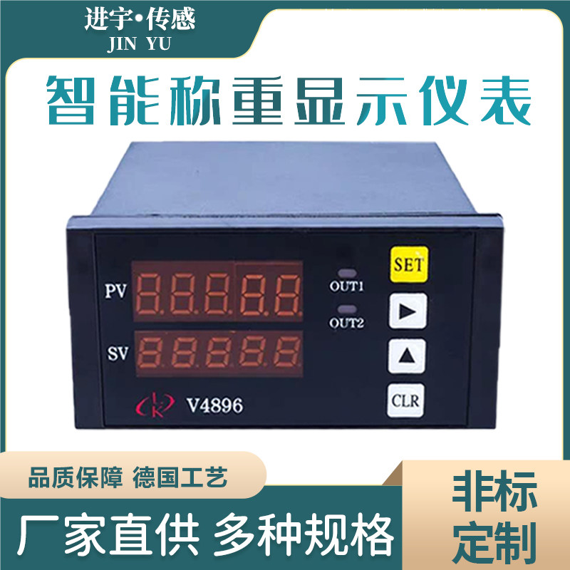 V4896 weighing instrument display sensor force value display controller alarm batching bin hopper scale peak