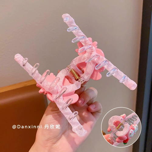 Детская акула, мультяшная заколка для волос, безвредная заколка-крабик, новая коллекция, не повреждает волосы