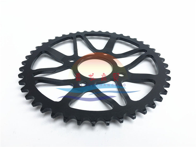 Off-road vehicle Huayang T2 k1k2 off-road motorcycle original car 45 tooth rear chain plate rear tooth plate large fly 50 tooth large chain plate