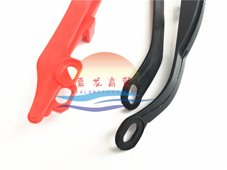Hailing off-road motorcycle MX4678 Zhenglin guide chain glue Huayang T24T6 Noble S accessories chain pad flat fork glue