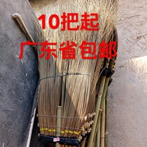 Outdoor iron broom factory Bamboo bamboo broom Large broom Street yard grass broom Handmade grass broom