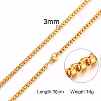Golden 3mm 60cm