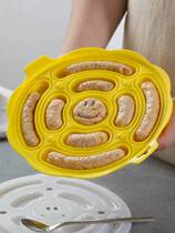 Baby food supplement mold can steam high temperature resistant baby steamed cake mold cartoon sausage mold cake rice silicone household