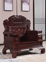 New Chinese style solid wood sofa table and chair combination ash ancient pillars wholesale