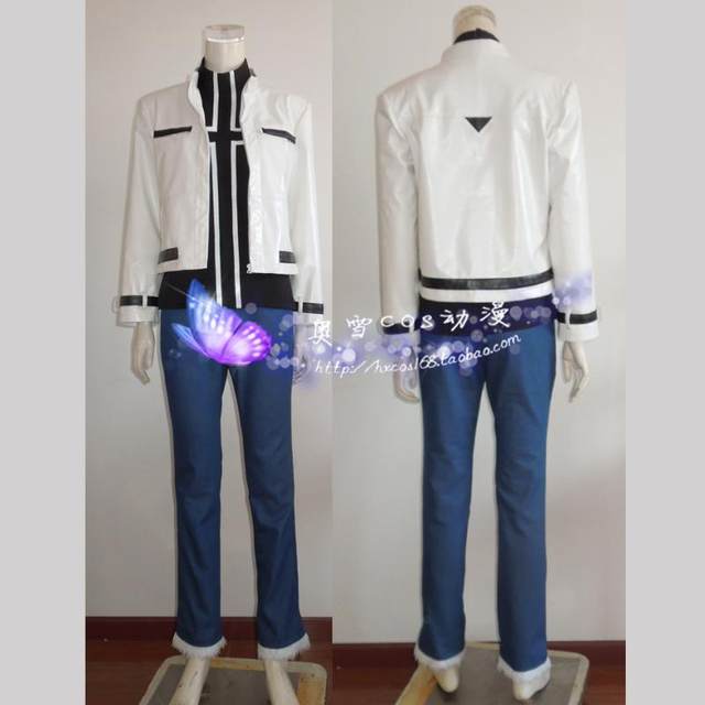 cosplay costume Kusazaki Kyo KOF King of Fighters Kusanagi Kyo ເຄື່ອງນຸ່ງຫົ່ມ KYOKUSANAGI ແບບເສື້ອຄຸມສີຂາວ