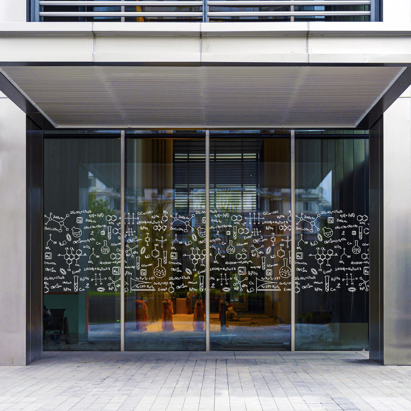 Science and Education Training Chemical Element Formula Creative Glass Anti-Collision Waistline Scientific Research Institution School Classroom Static Stickers Science and Education Training Chemical Element Formula Creative Glass Anti-Collision Waistline Scientific Research Institution School Classroom Static Stickers