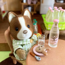 1:12 Household mini furniture scene Household girl toy accessories-sea salt sparkling water 2 colors can be entered
