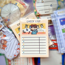 Cute Learning Cultural Supplies 100 Smaller the Animated Show Series Cartoon can tear a message memo and sign the paper