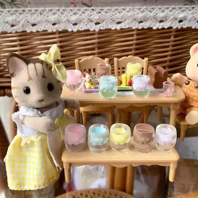 1 12 Mini food play home wine food play scene ornaments cat claw fruit drink cup multi-color optional