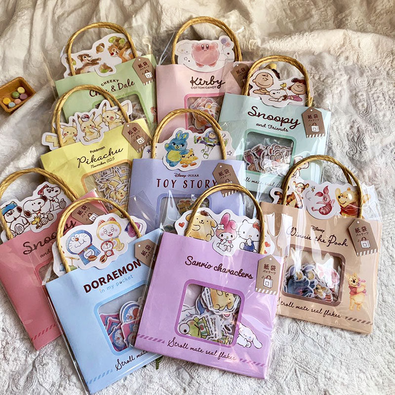 Sanrio SanrioHello Melody Tipikachu robot cat cartoon hand account decoration sticker diary paste