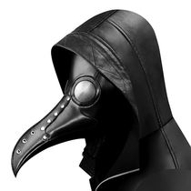 Horror birds mouth mask show props I want to buy childrens top hat black and white masquerade clown Halloween