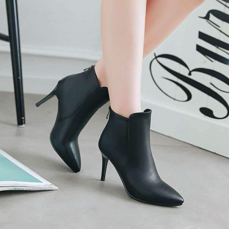 Đỏ giày màu be giày cưới phù dâu nhọn chuyên nghiệp stiletto cao gót giày kích thước lớn khởi động của phụ nữ kích thước nhỏ giày của phụ nữ XH