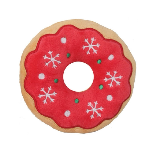 Игрушка, плюшевый прорезыватель, издает звуки, пончики