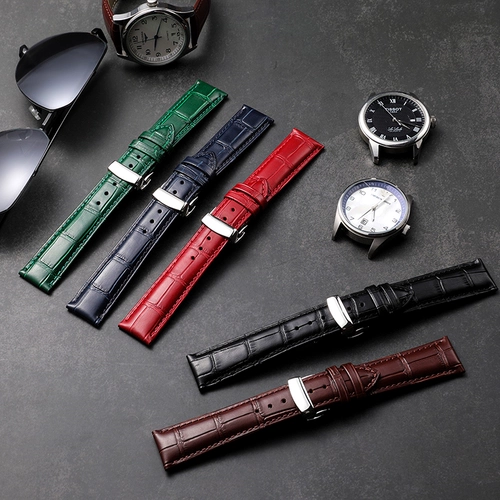 Tissot, omega, кожаный ремешок для часов, Италия, из натуральной кожи