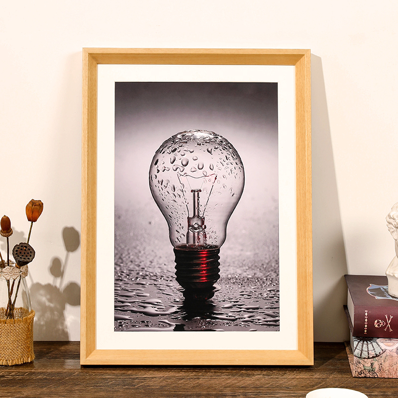 Walnut-Colored Large Picture Frame for Wall Hanging, Solid Wood Frame for Framing A3 A4 Paper, Oil Paintings, 4K 8K, 8-Open Size, 24-Inch 16 Wooden Frame Walnut-Colored Large Picture Frame for Wall Hanging, Solid Wood Frame for Framing A3 A4 Paper, Oil Paintings, 4K 8K, 8-Open Size, 24-Inch 16 Wooden Frame