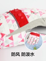 Ski Gloves Female Winter Touch Screen Thickening Cute Couples male winter bicycling warm cotton windproof and velvety waterproof