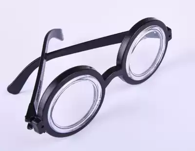 April Fool's Day Halloween is a spoof strange fake myopia thick glasses Dr. funny glasses bottle bottom glasses