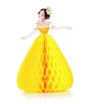 3D three-dimensional wedding Children's birthday party invitation card Greeting card Princess Paper Blessing card Invitation Postcard