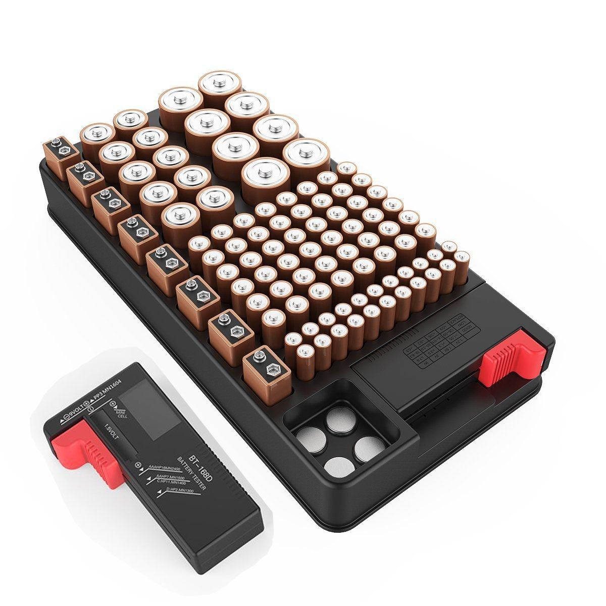 Battery Test Containing Box Battery Tester Battery Capacity Tester Battery Strength Indication Containing Box