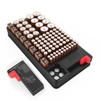 Battery test storage box battery tester battery capacity tester battery strength indicator storage box