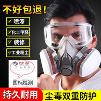 Gas mask spray paint chemical dust protection respiratory mask special full face hit pesticide anti smoke poison full face mask