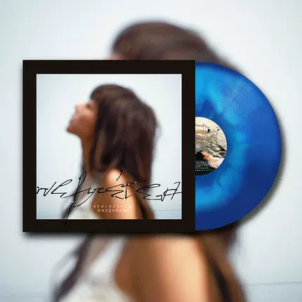 Официальный подлинный альбом винила Chen Qizhen’s Gorgeous Adventure LP Blue Splash Color Glue + Poster